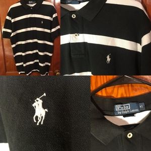 Black and White Polo Ralph lauren shirt